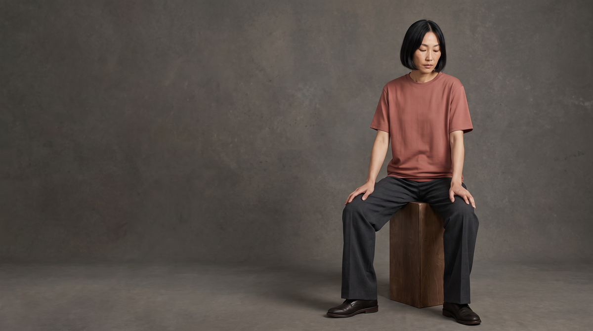 SlowBrown - Round neck T-shirt