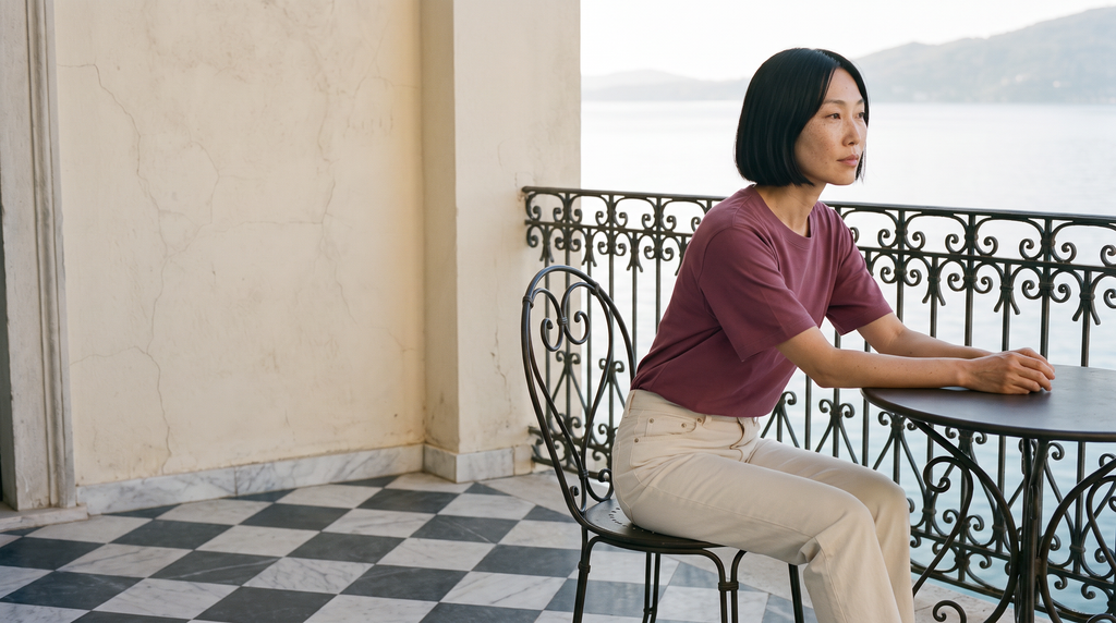 Mulberry - Round neck T-shirt